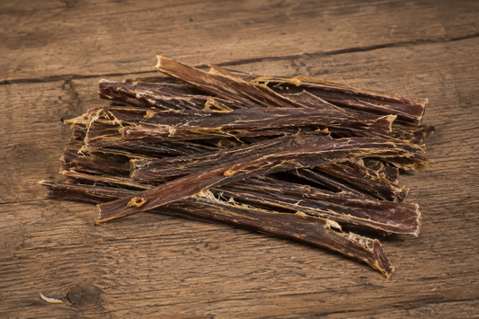 Pets Elite Biltong Sticks Dog Treats, unpacked
