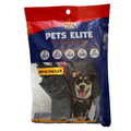 Pets Elite Beef Biltong Flats, front of pack — air-dried beef biltong dog chew from Snout & Swagger