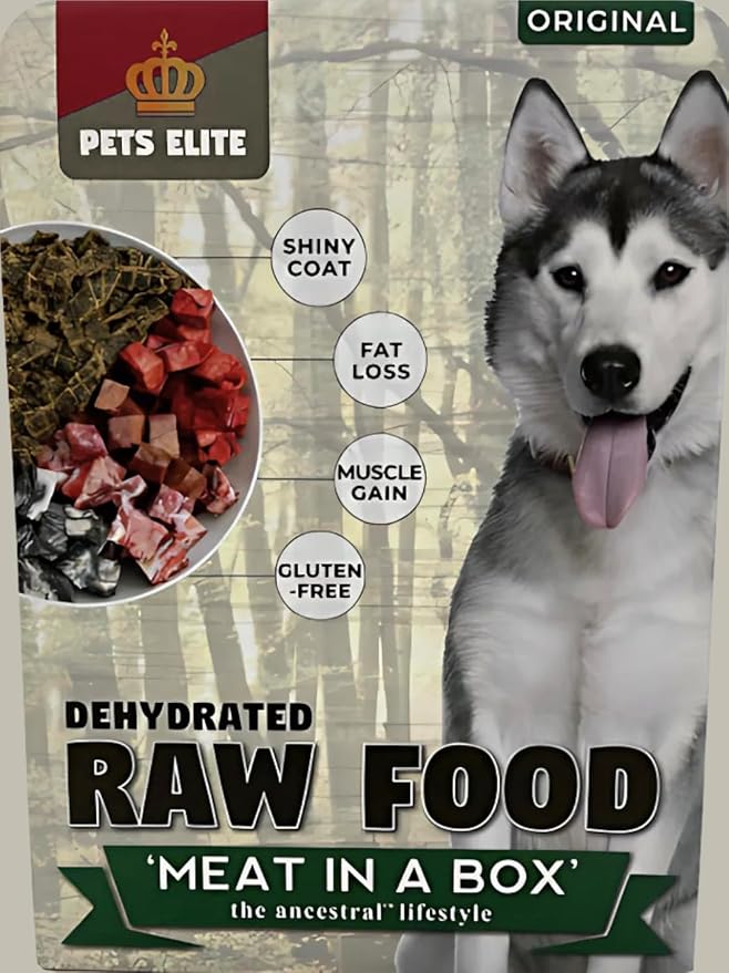 Pets Elite Dehydrated Raw Original Value Box, front of pack (view 3 of 3) — dehydrated raw original complete dog food from Snout & Swagger