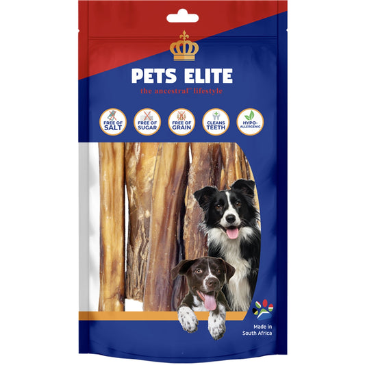 Pets Elite Lamb Stick Large Pack, front of pack — 100% lamb dog chew from Snout & Swagger