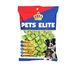 Pets Elite Mint Drops, front of pack — mint drop breath freshening dog treat from Snout & Swagger