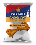Pets Elite Natural Hide Bone, front of pack (view 1 of 2) — natural hide bone dog chew from Snout & Swagger