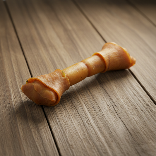 Pets Elite Natural Hide Bone, front of pack (view 2 of 2) — natural hide bone dog chew from Snout & Swagger