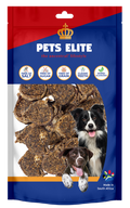 Pets Elite Peanut Butter Lolly Bite Size, front of pack — bite size peanut butter lolly dog treat from Snout & Swagger