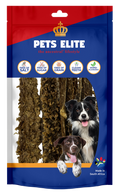 Pets Elite Tripe Sticks, front of pack — green tripe stick dog treat from Snout & Swagger