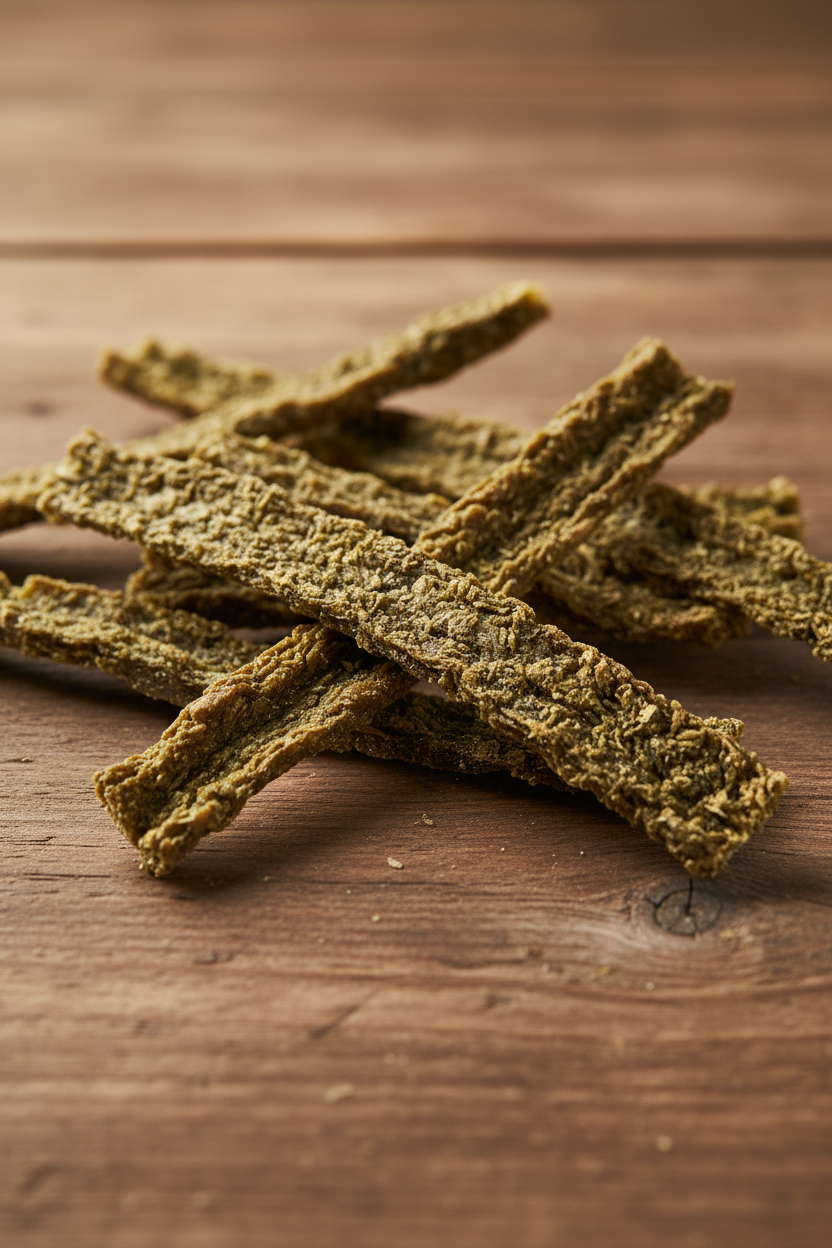 Pets Elite Tripe Sticks, front of pack — green tripe stick dog treat from Snout & Swagger